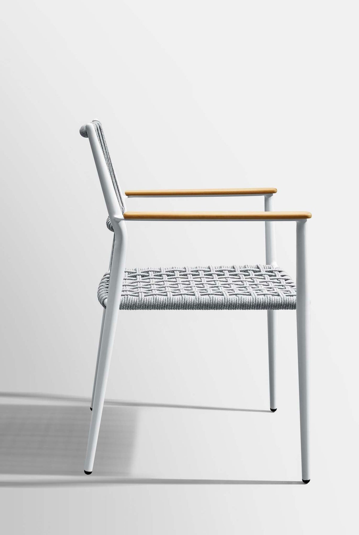Sarran stackable restaurant patio chairs, set of 4 – another view