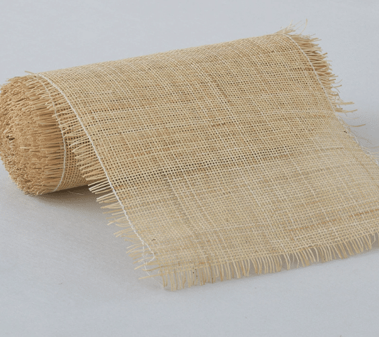 Square mesh rattan cane webbing roll – close-up detail (3)