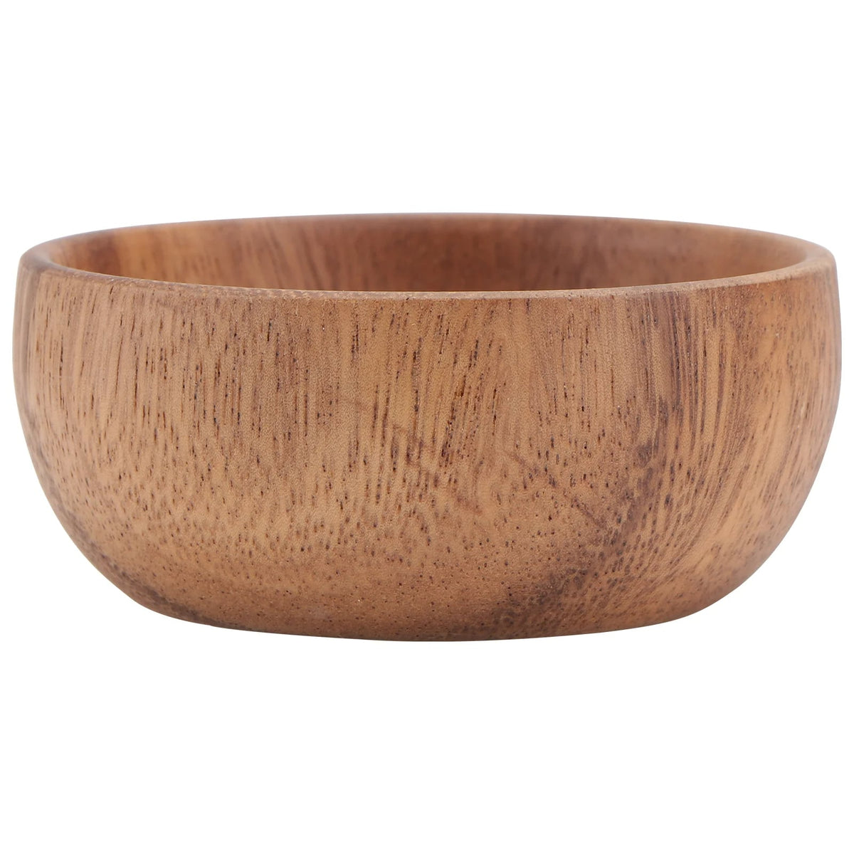 Bowl-shaped plate with a bamboo-look texture – another view