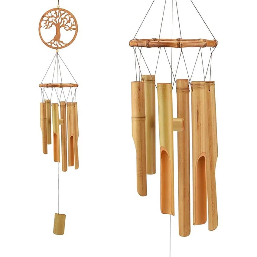 Tree of life bamboo wind chime