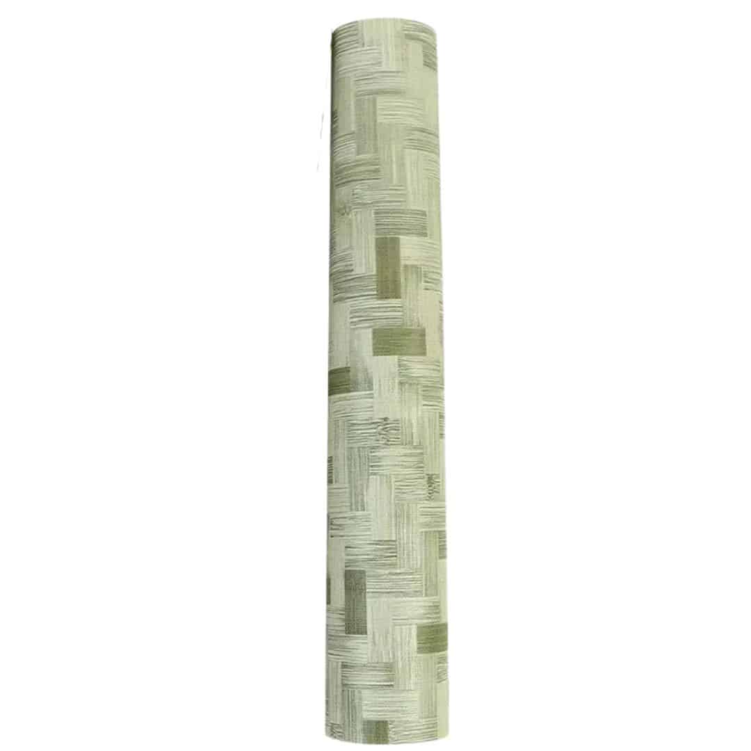Green geometric bamboo wallpaper
