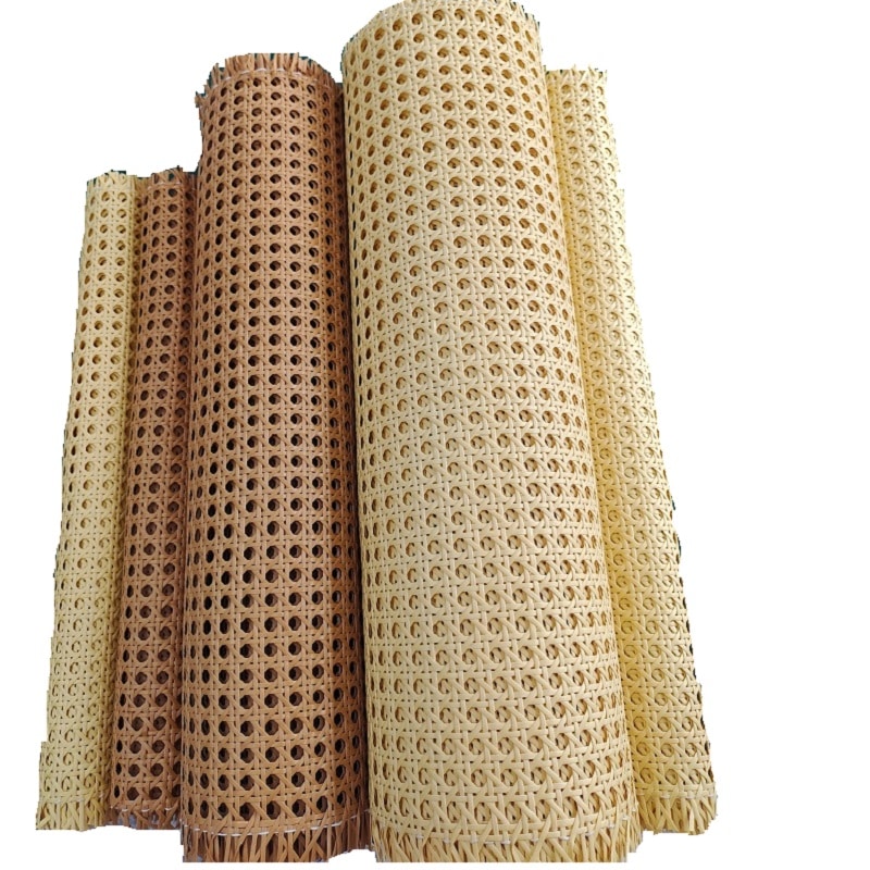 Roll of waterproof plastic rattan webbing