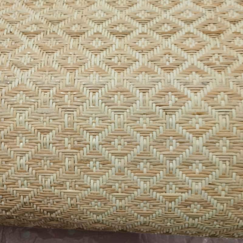 Diamond pattern rattan cane webbing roll – close-up detail (2)