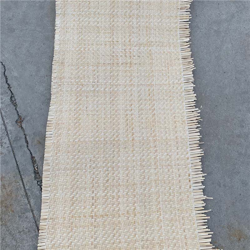 Crossed weave rattan cane webbing roll – close-up detail (2)