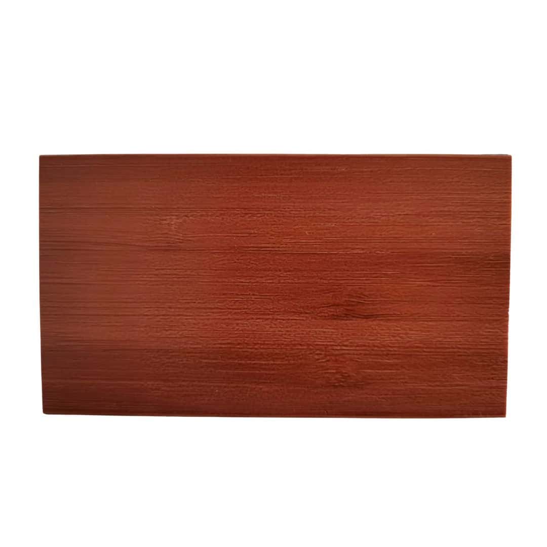 Venetian-style bamboo blind with golden slats