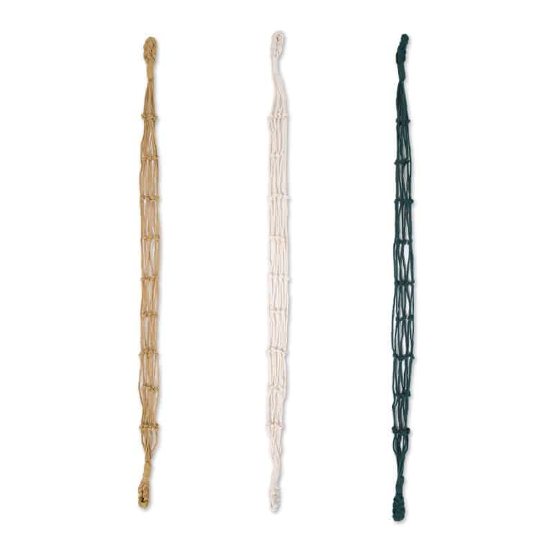 Nordic hanging natural fiber rope holder – multiple views (2)