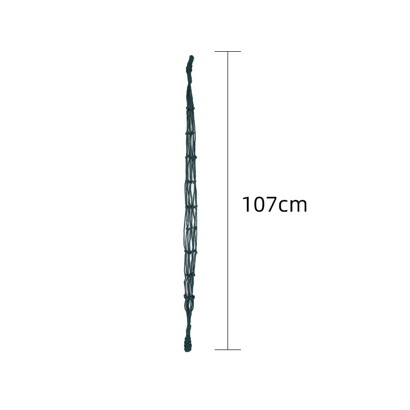 Nordic hanging natural fiber rope holder – dimensions diagram