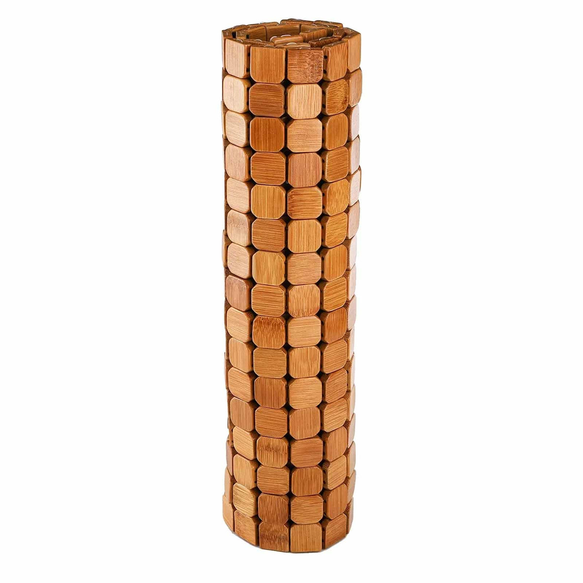 Foldable indoor-outdoor bamboo slat rug – another view