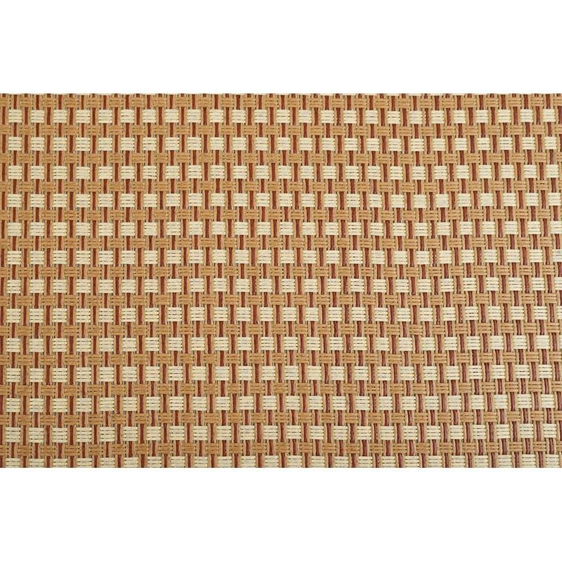Thick rattan summer tatami mat – beige variant, close-up detail