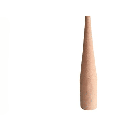 Tall spindle-shaped modern bamboo vase – another view (2)