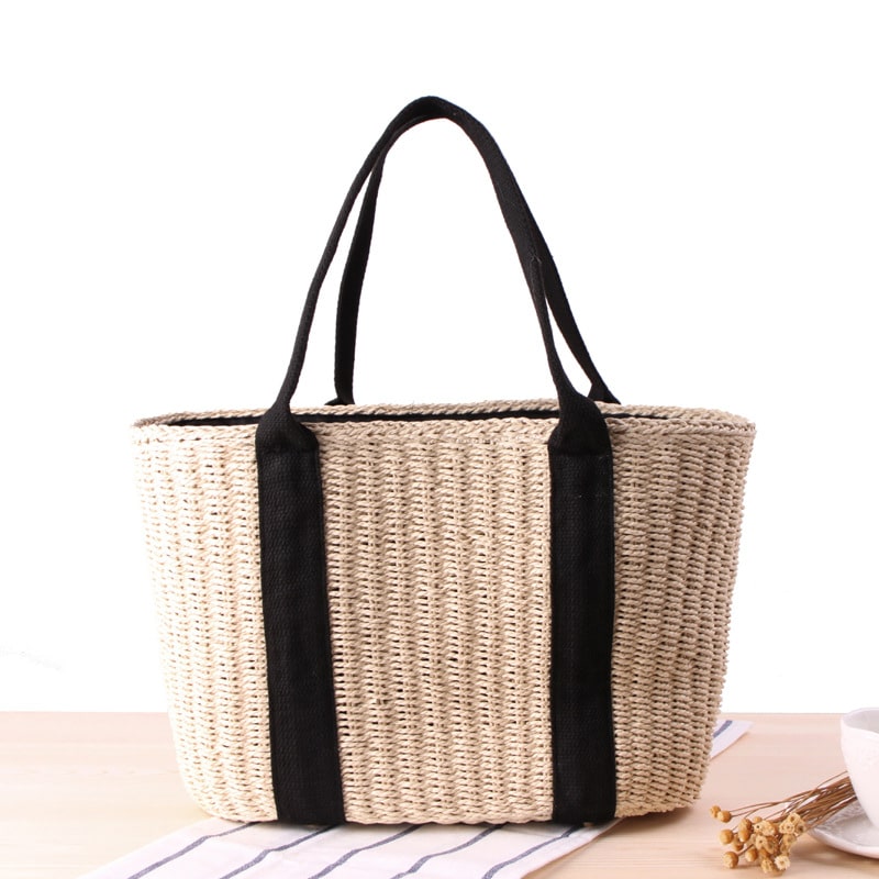 Woven rattan handbag – another view (3)