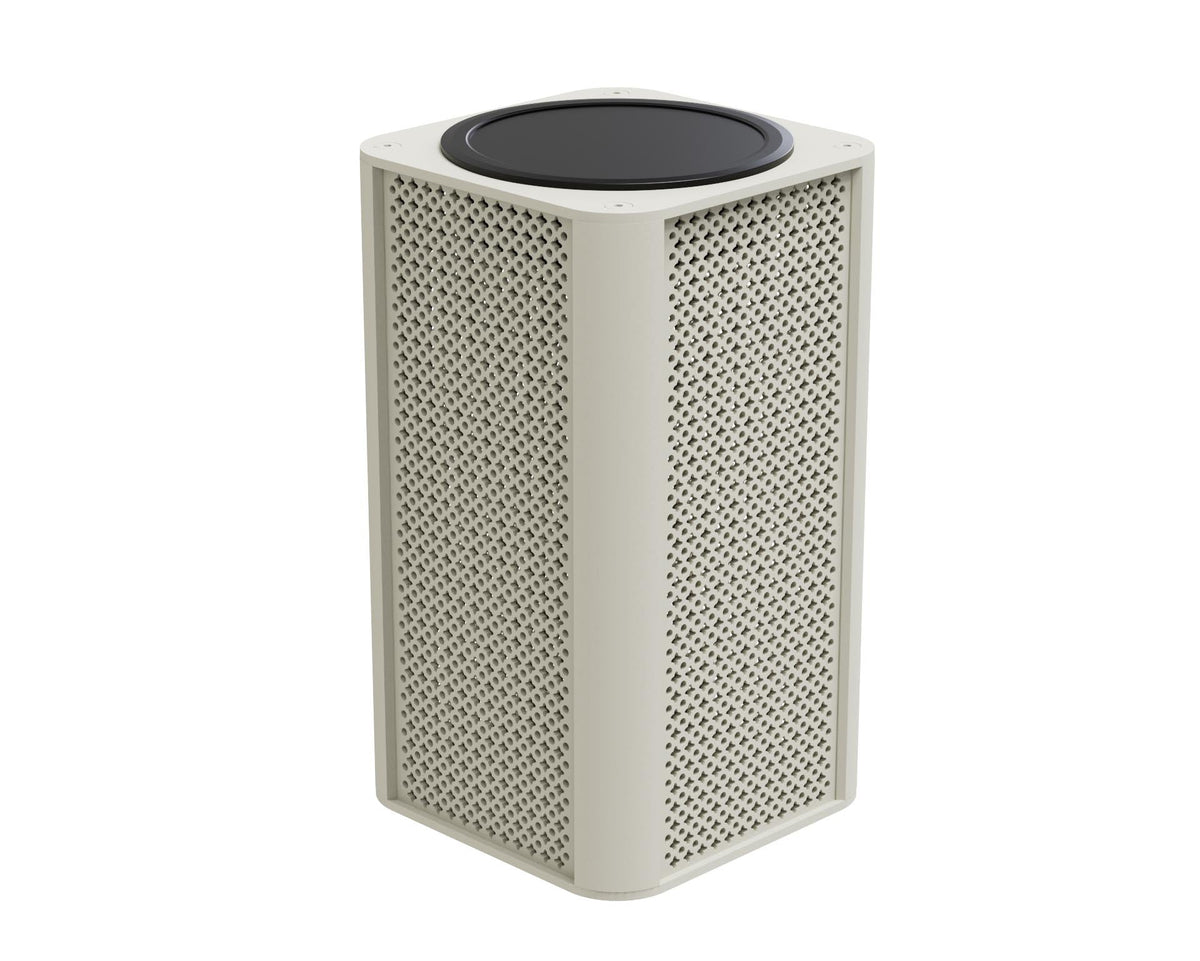 Arlo Cube beige aluminum solar lamp