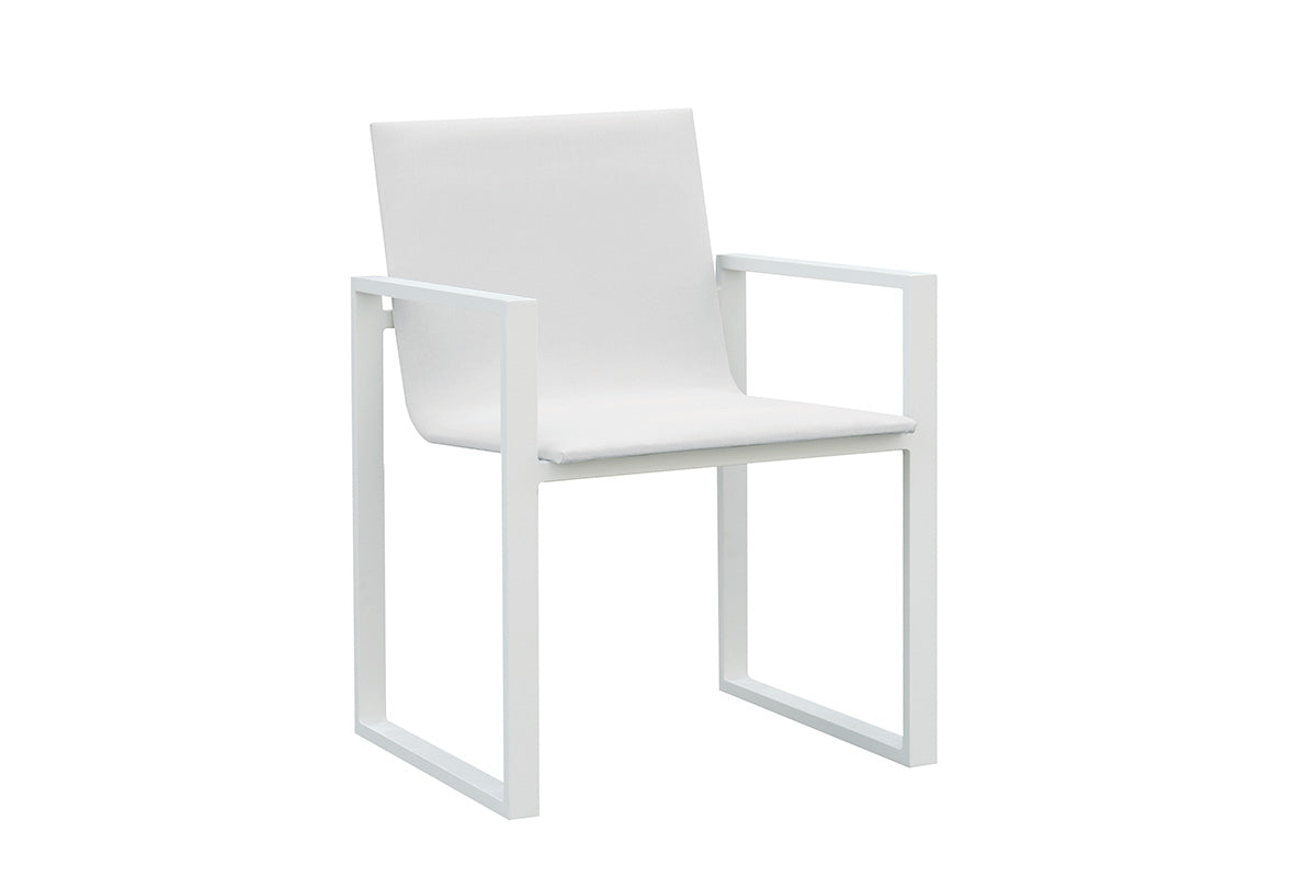 Como aluminum ceramic-top outdoor dining set – another view