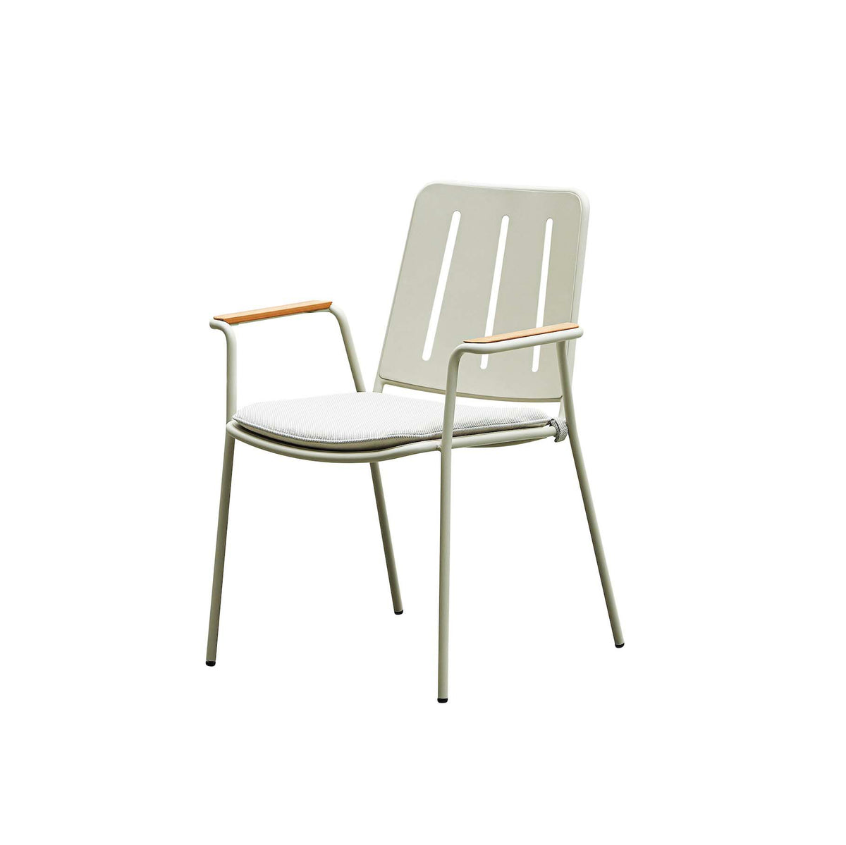 Sarran beige rope cafe chairs, set of 4