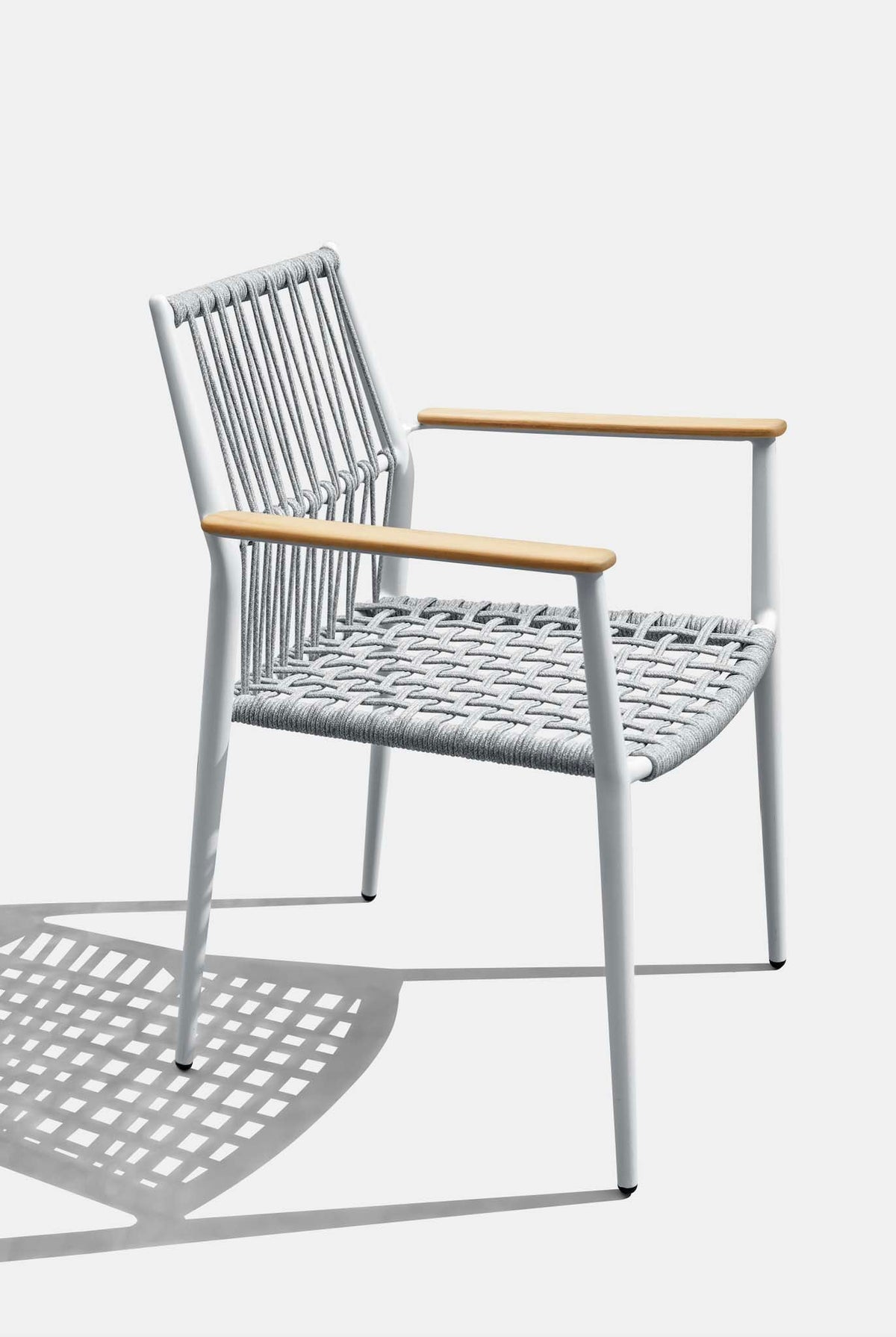 Sarran stackable restaurant patio chairs, set of 4