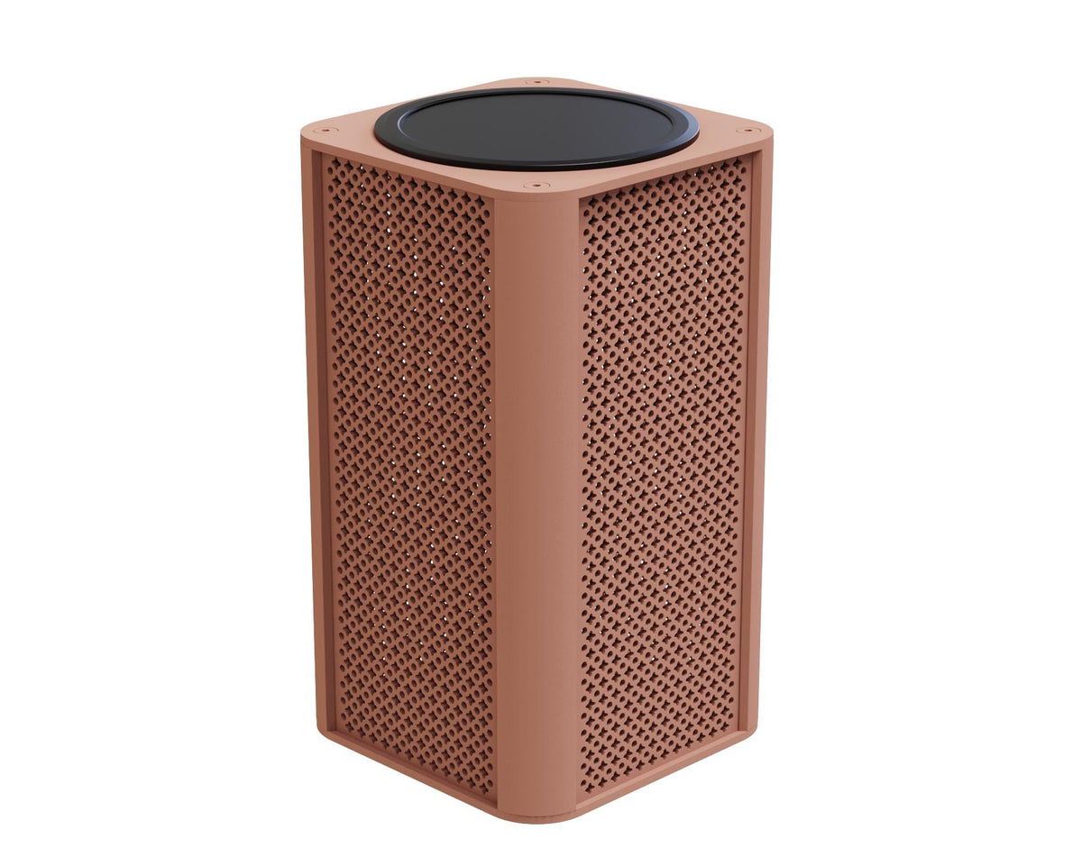Arlo Cube red aluminum solar lamp