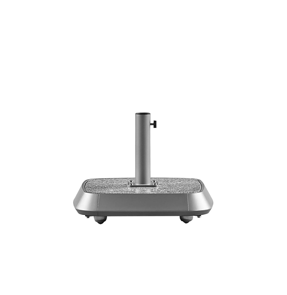 Umbrella base for the Loli beige gray aluminum patio umbrella, 2.75 x 2.75 m – another view