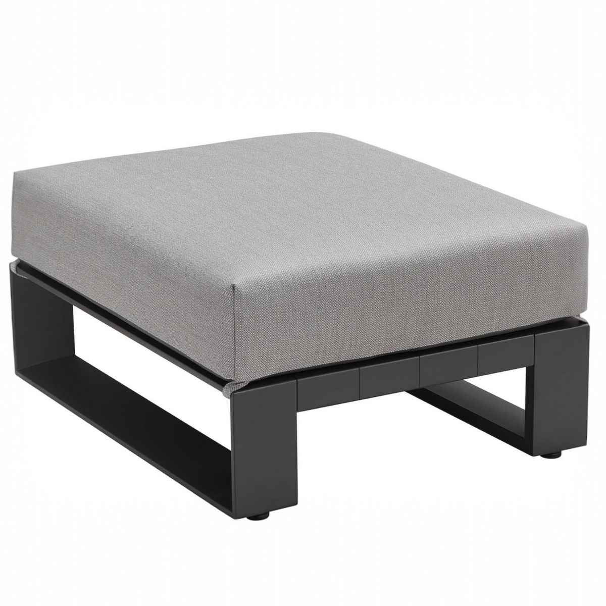 Sofy multi-use aluminum outdoor pouf