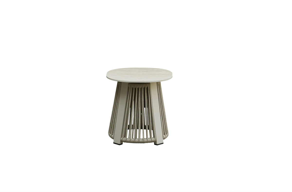 Milan 7-seat rope outdoor sectional with ice bucket armless chair – another view (5)