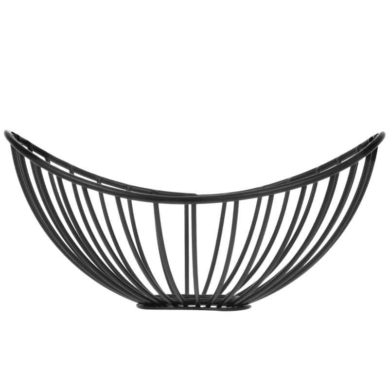 Handwoven rattan lamp shade shaped like a lotus leaf – another view