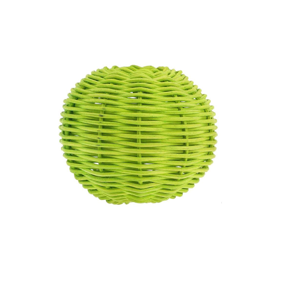 Clip-on rattan lamp shade with a wicker clip – green variant