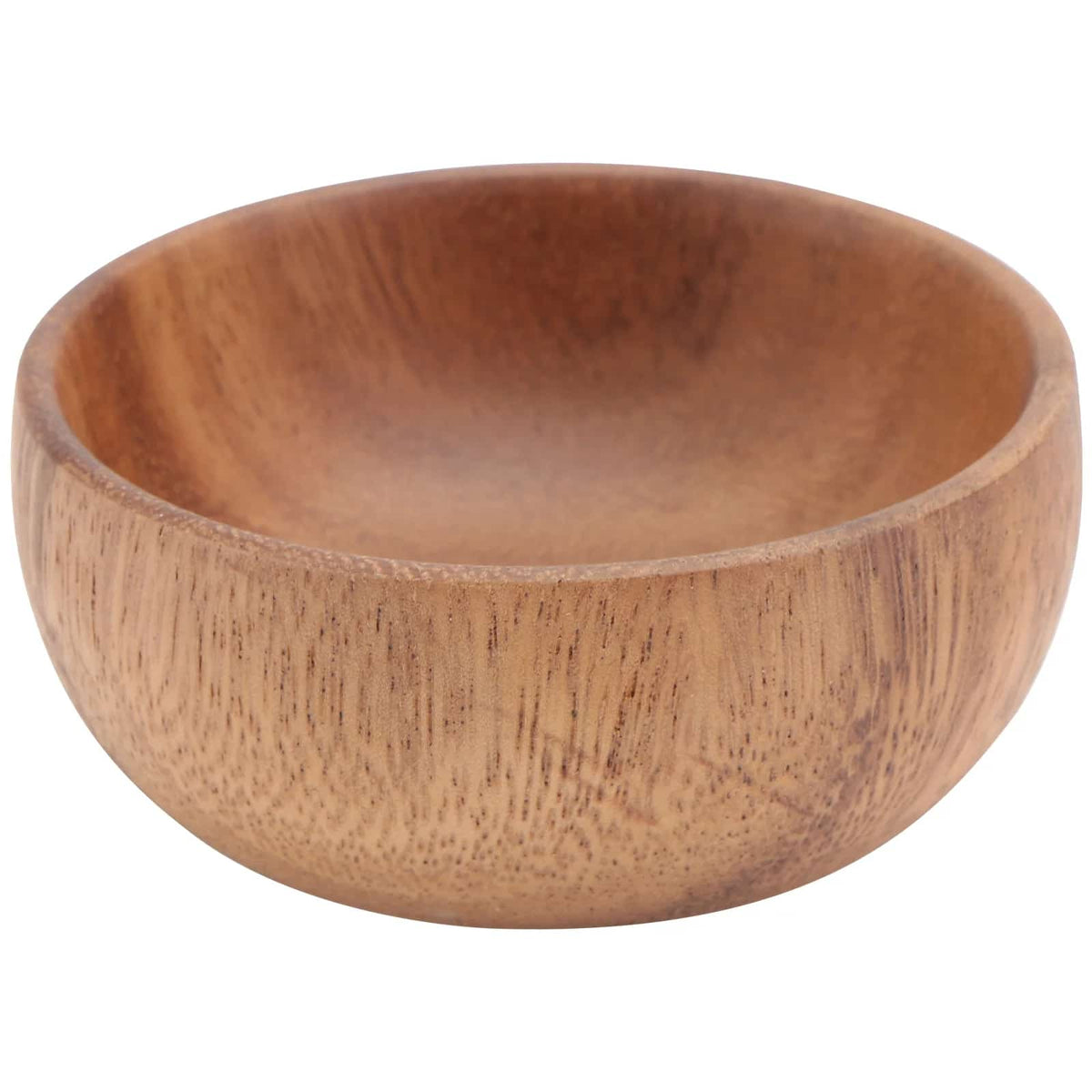 Bowl-shaped plate with a bamboo-look texture