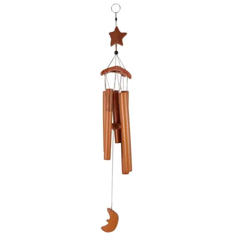Star-shaped bamboo wind chime