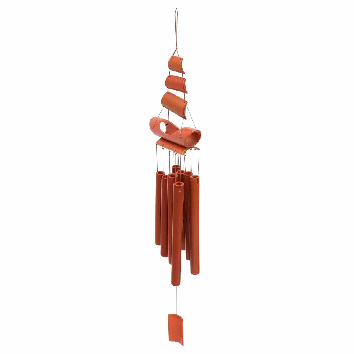 Airy decorative bamboo wind chime