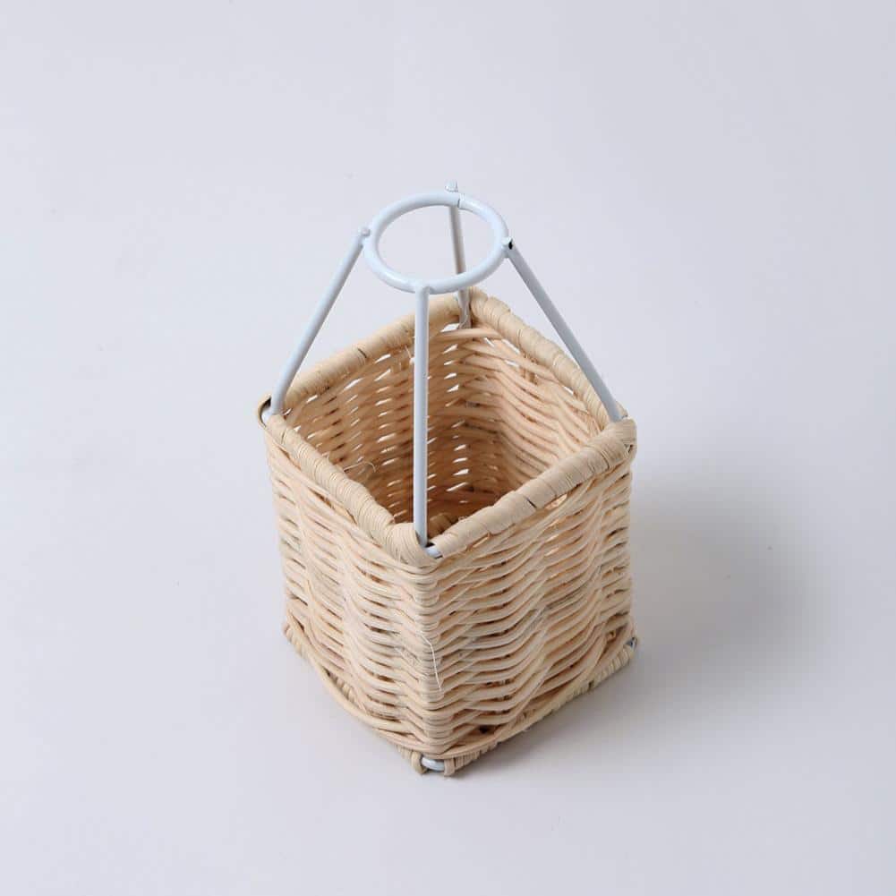 Hanging rattan hot air balloon decor – another view