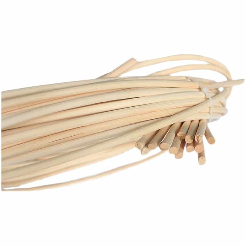 Roll of natural rattan core reed