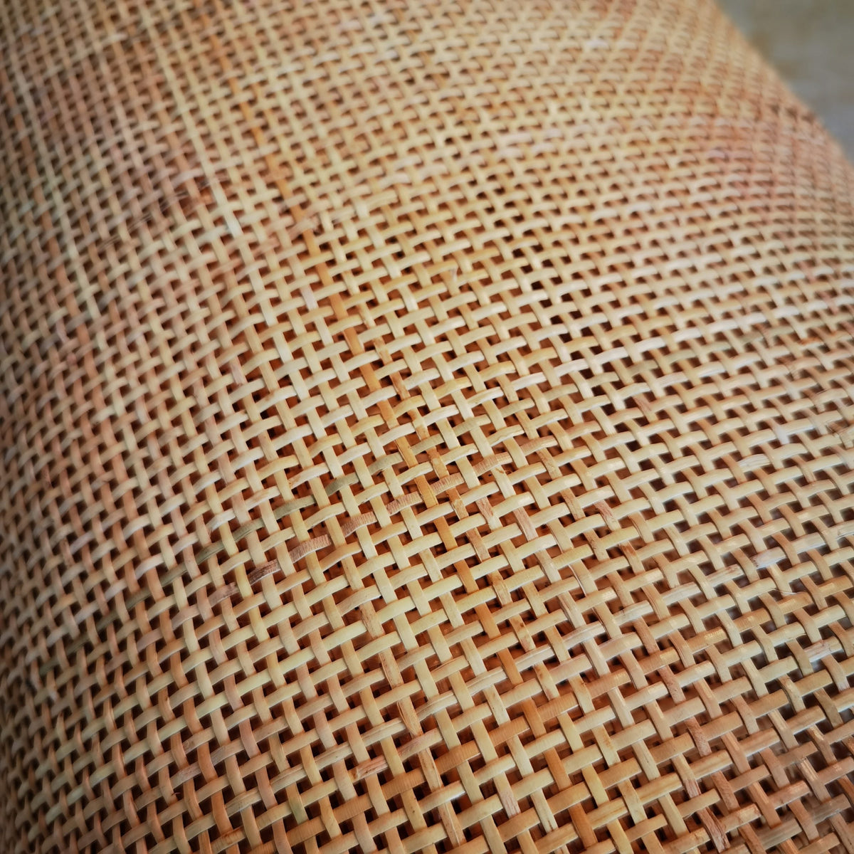 Square mesh rattan cane webbing roll – close-up detail (4)