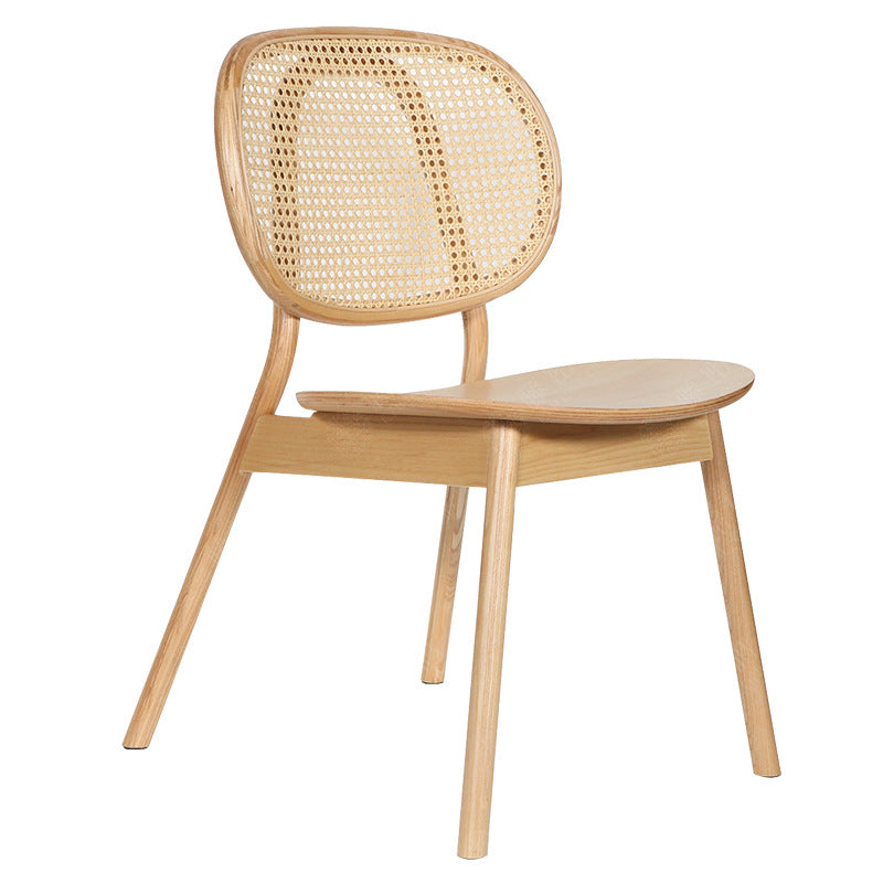 Bleached round mesh rattan cane webbing roll