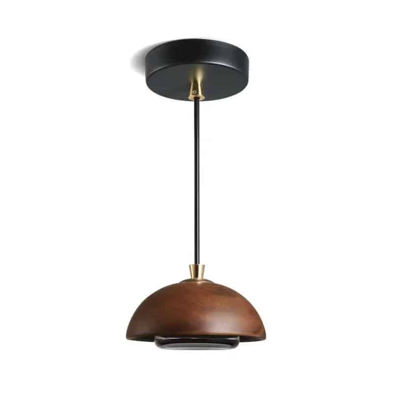 Nordic woven wood pendant light