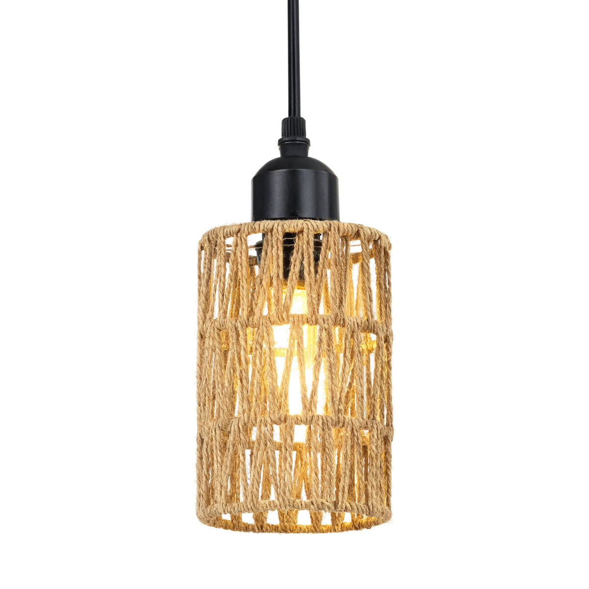 Tinos small jute rope pendant light
