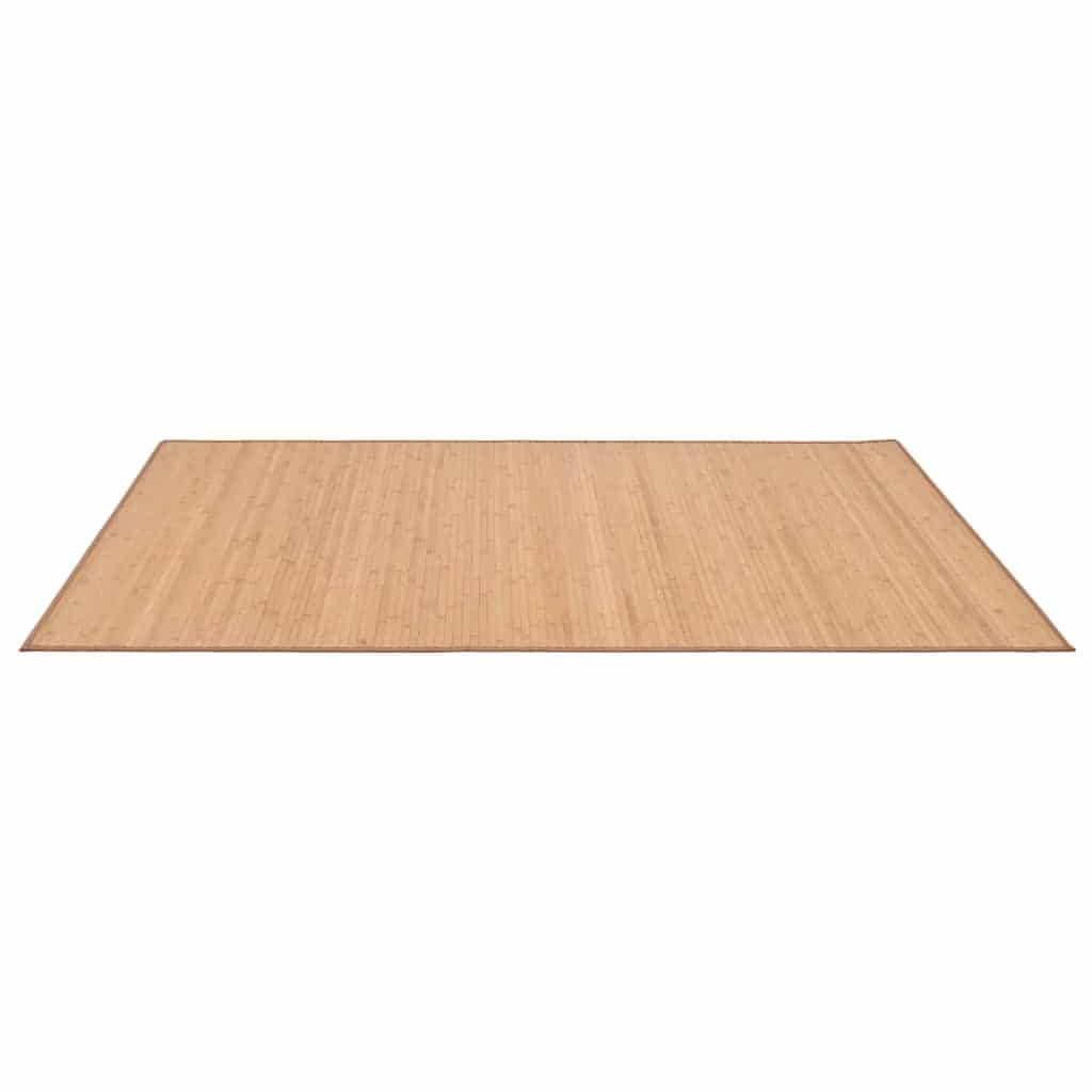 Foldable non-slip smooth bamboo floor mat – another view